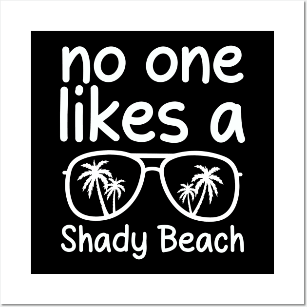 No One Like A Shady Beach, Summer Traveling Surfing Wall Art by QuortaDira